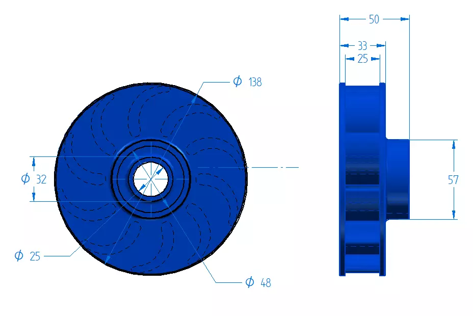 Impeller 3D print model_1