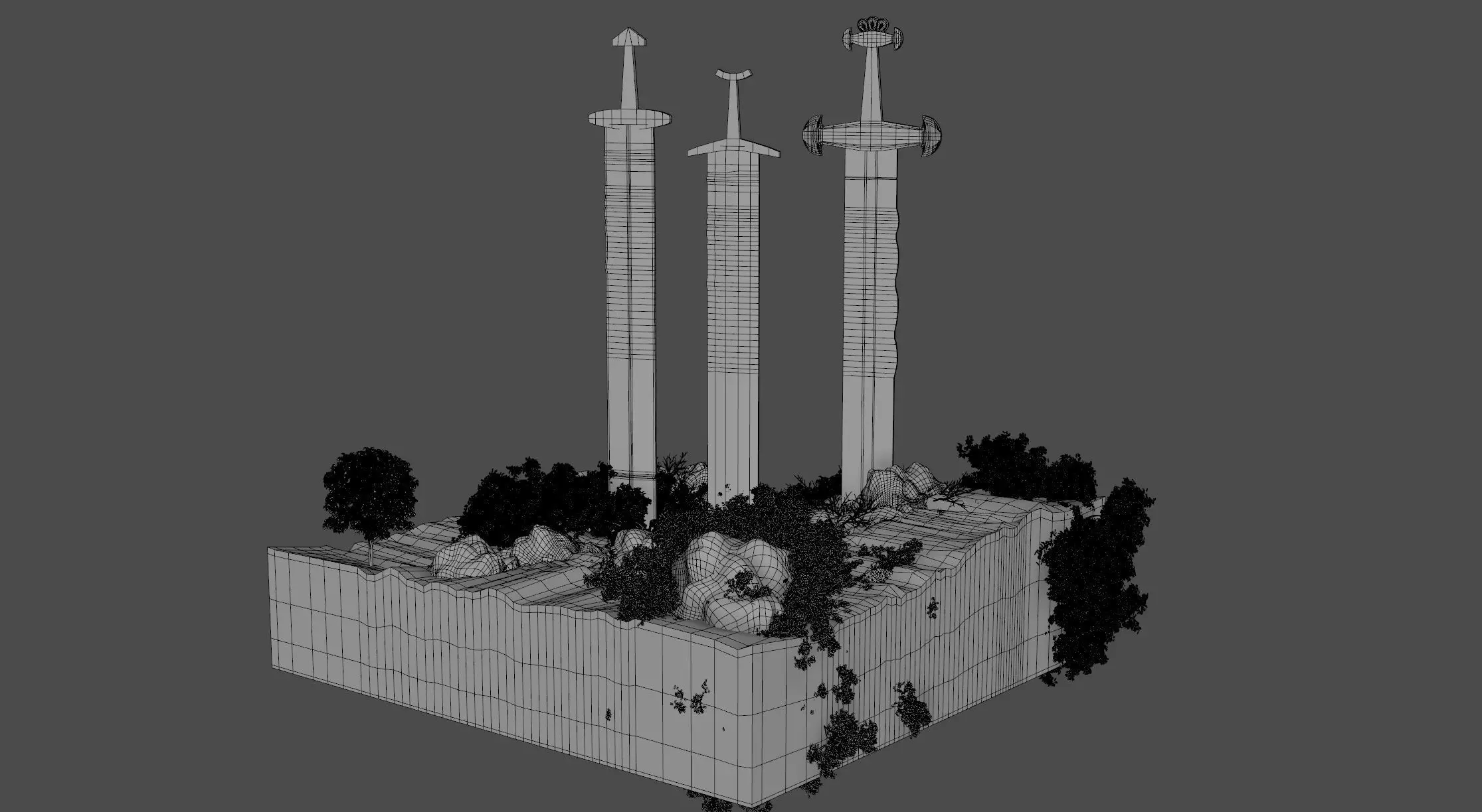 The Swords of Stavanger 3D model_9