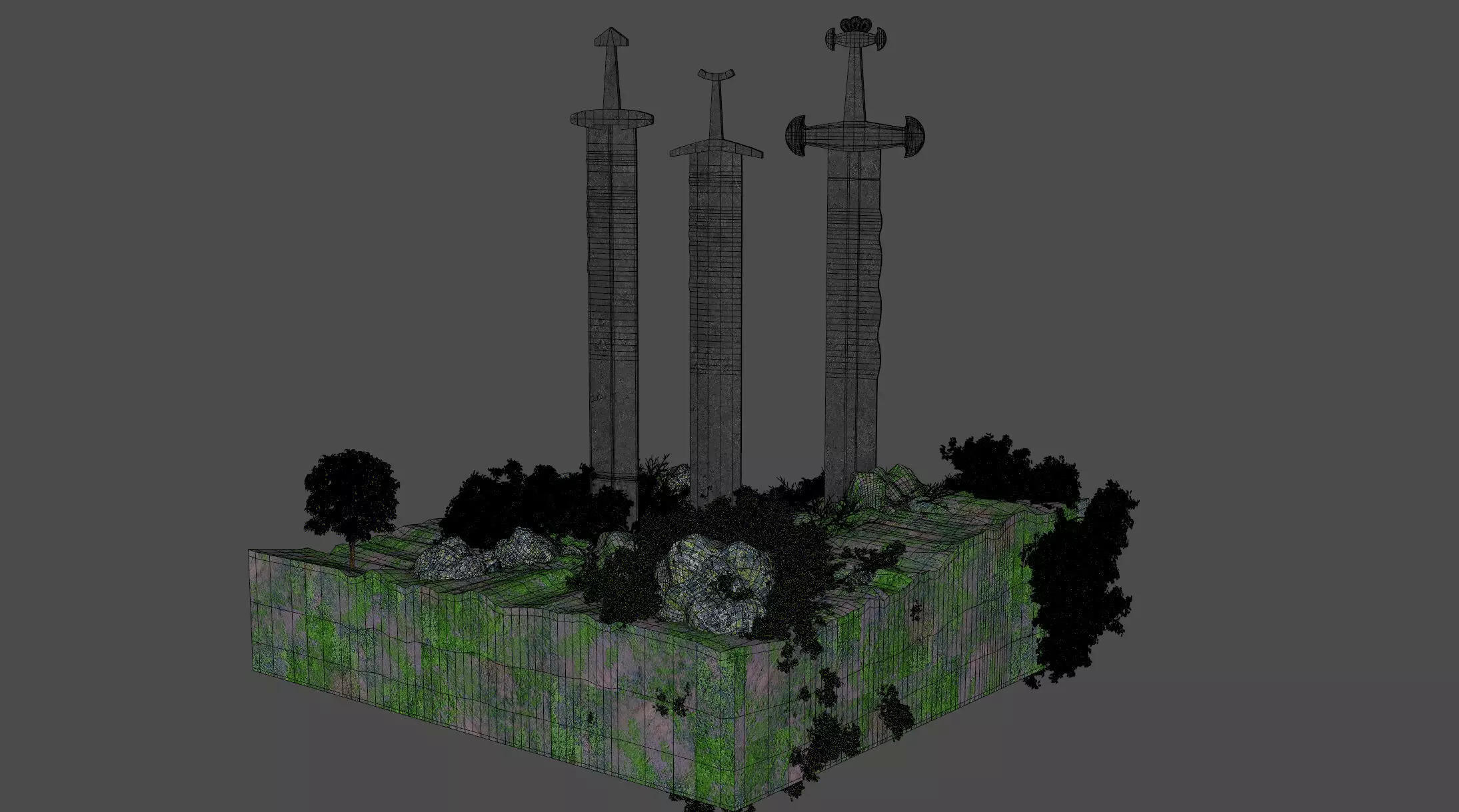 The Swords of Stavanger 3D model_8