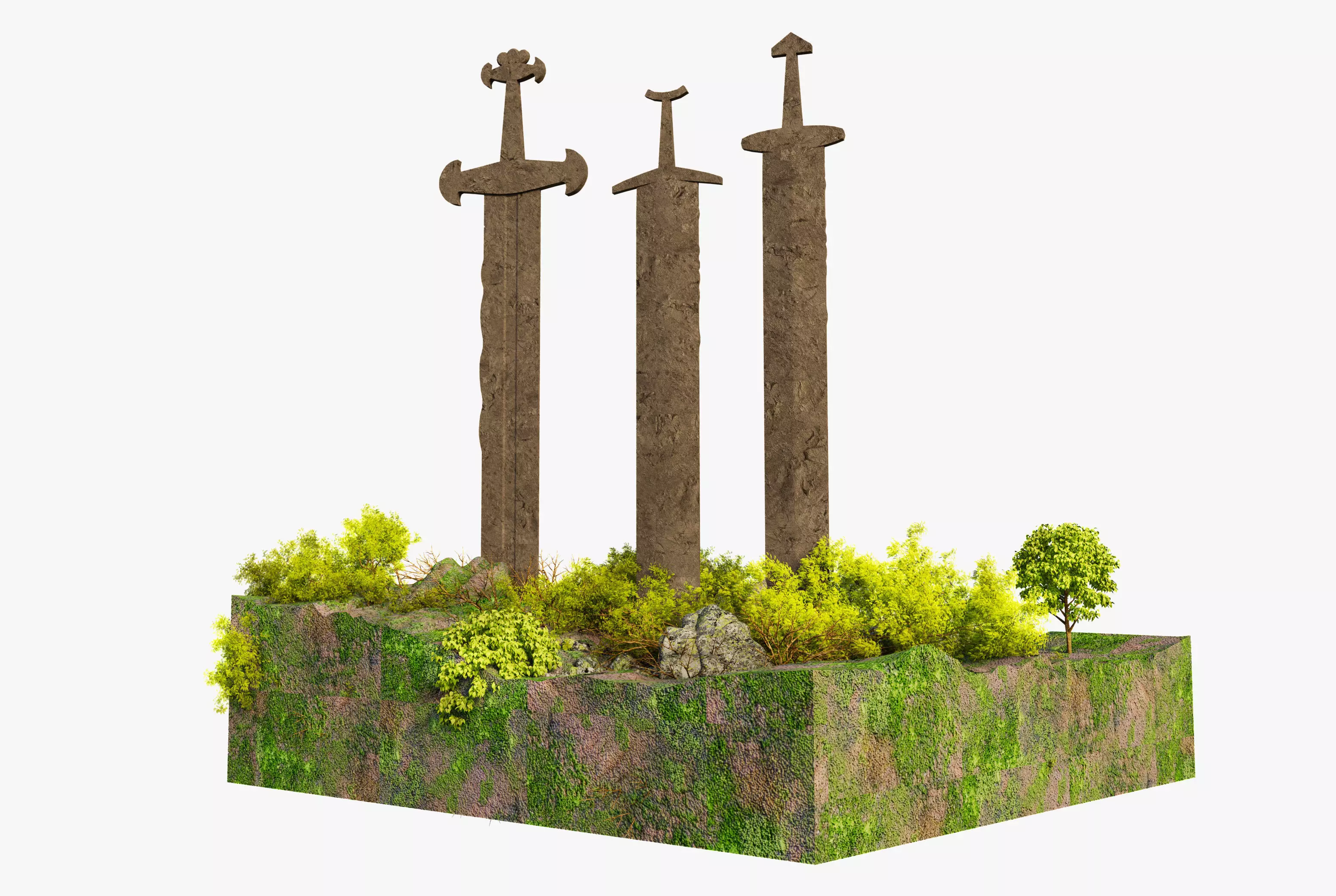 The Swords of Stavanger 3D model_0