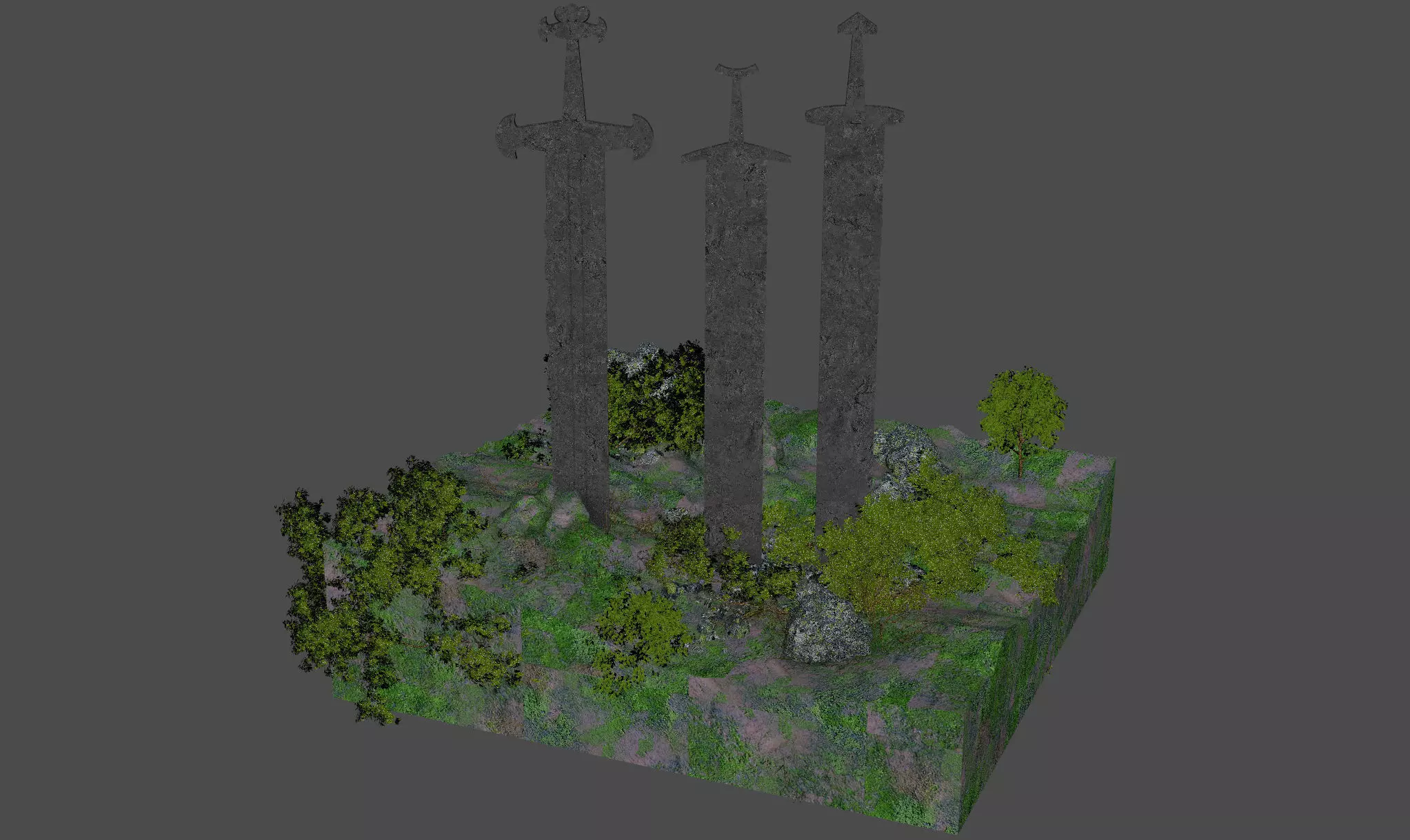 The Swords of Stavanger 3D model_4