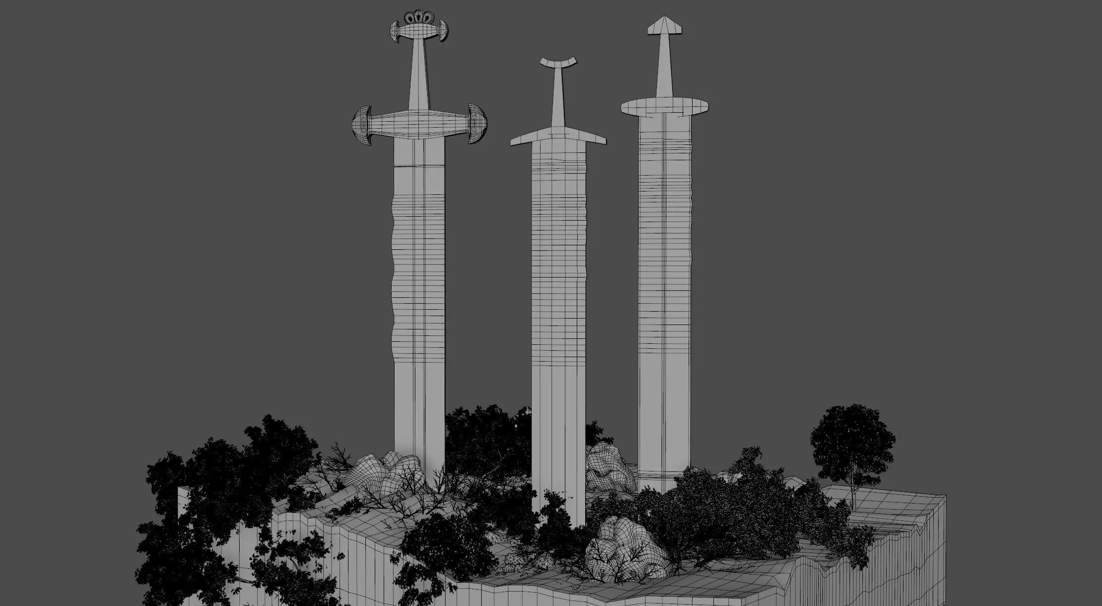 The Swords of Stavanger 3D model_11