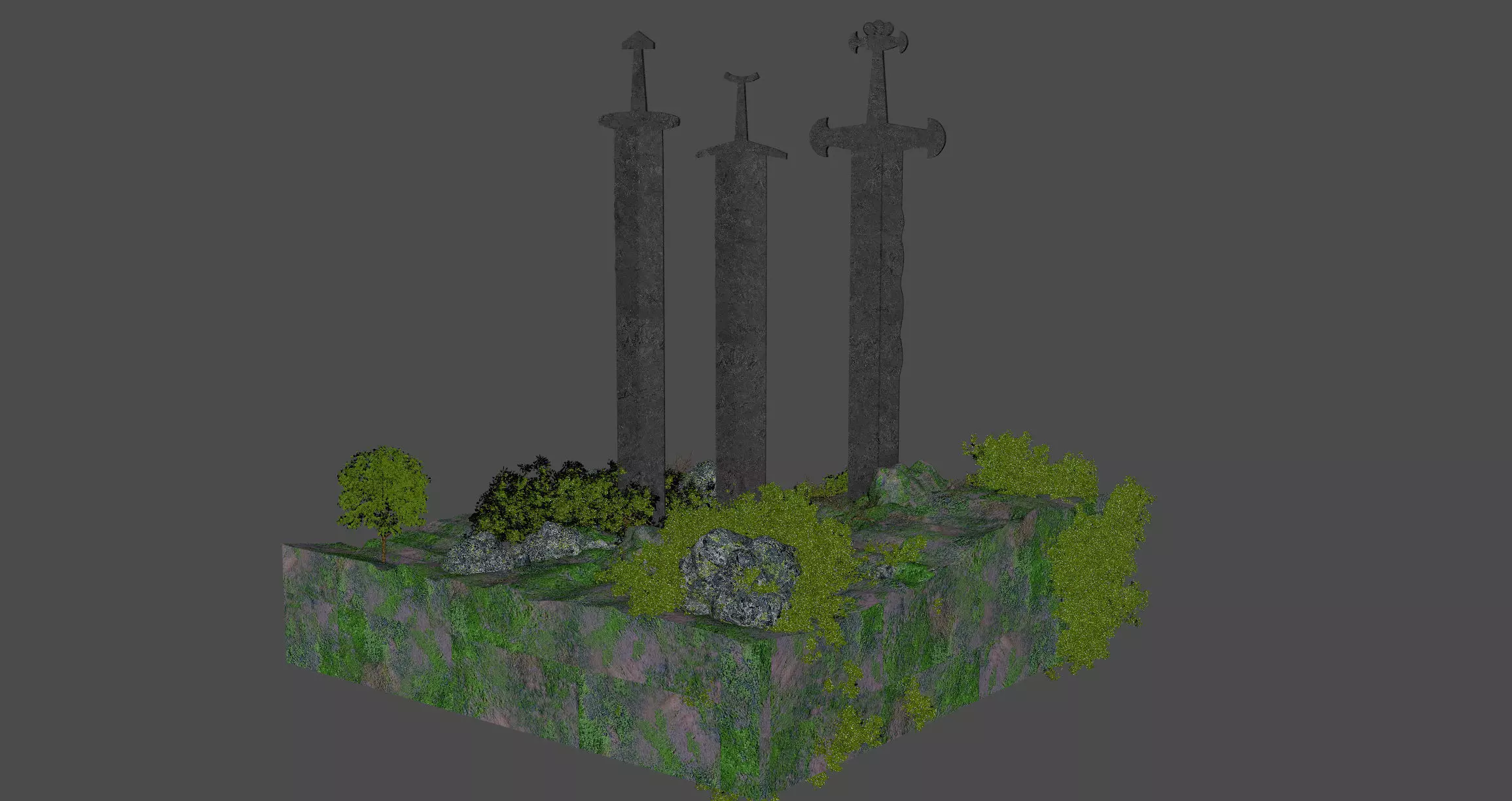 The Swords of Stavanger 3D model_7