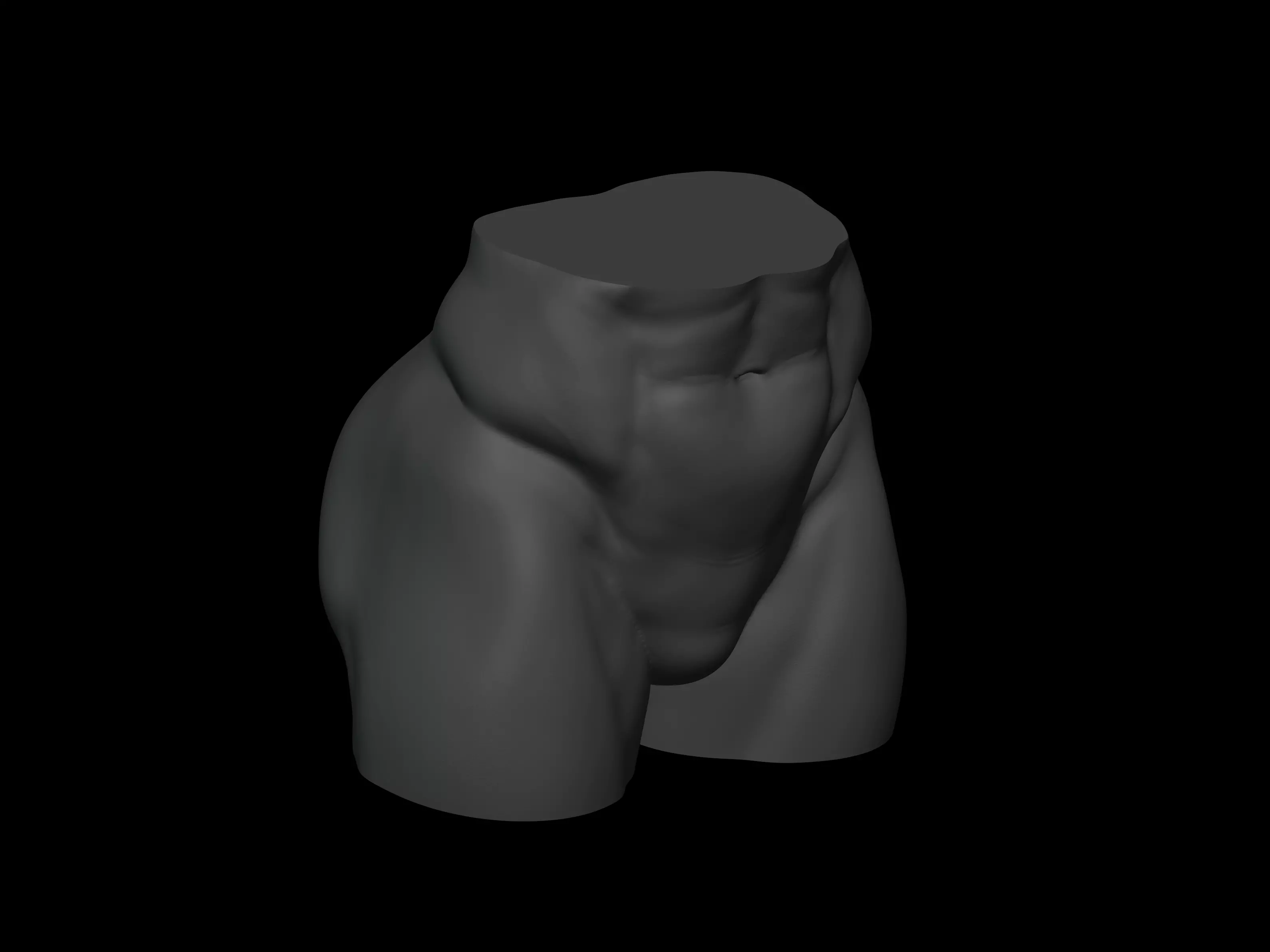 Bubble-Butt Male 3D print model_13