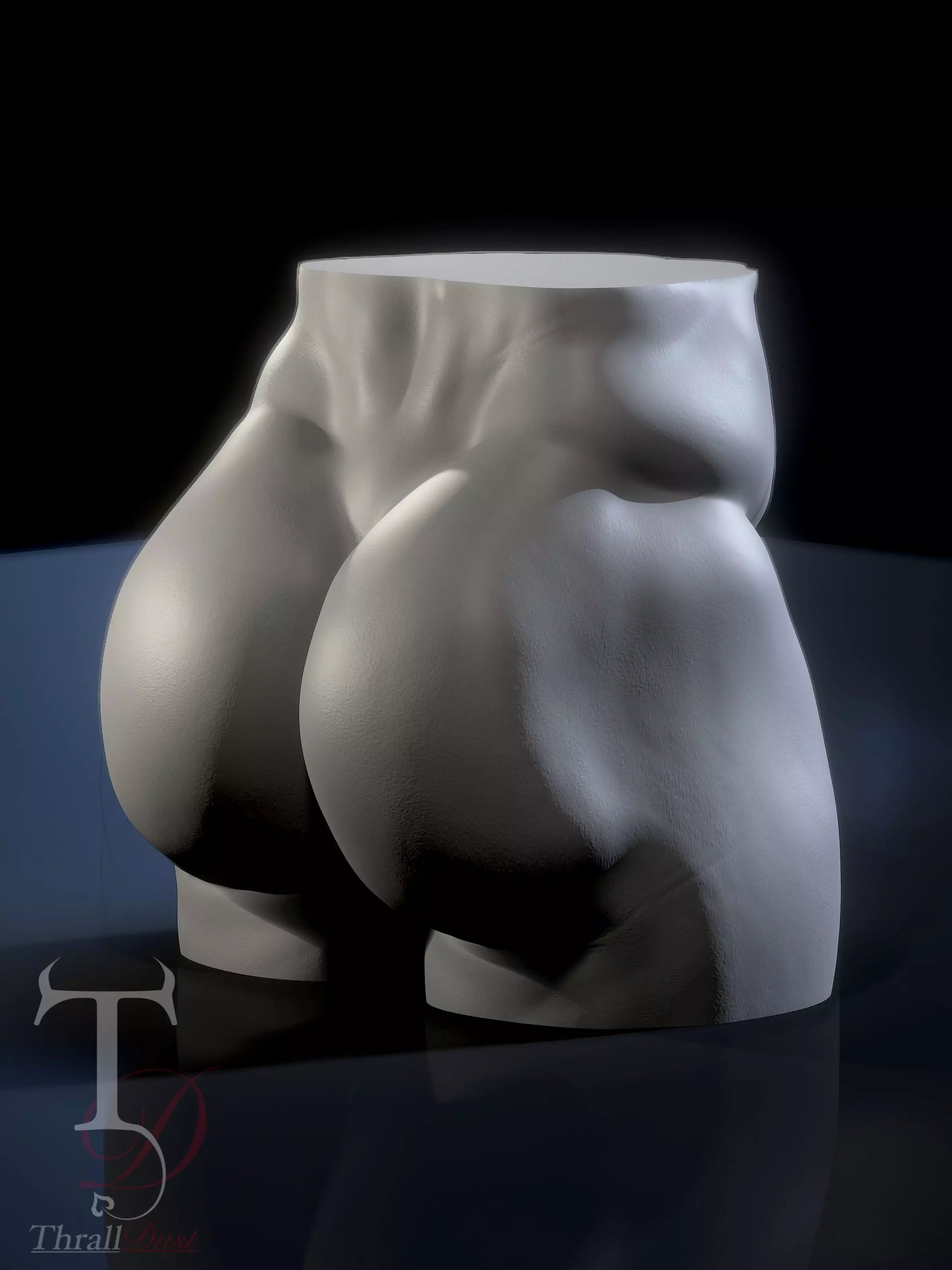 Bubble-Butt Male 3D print model_0