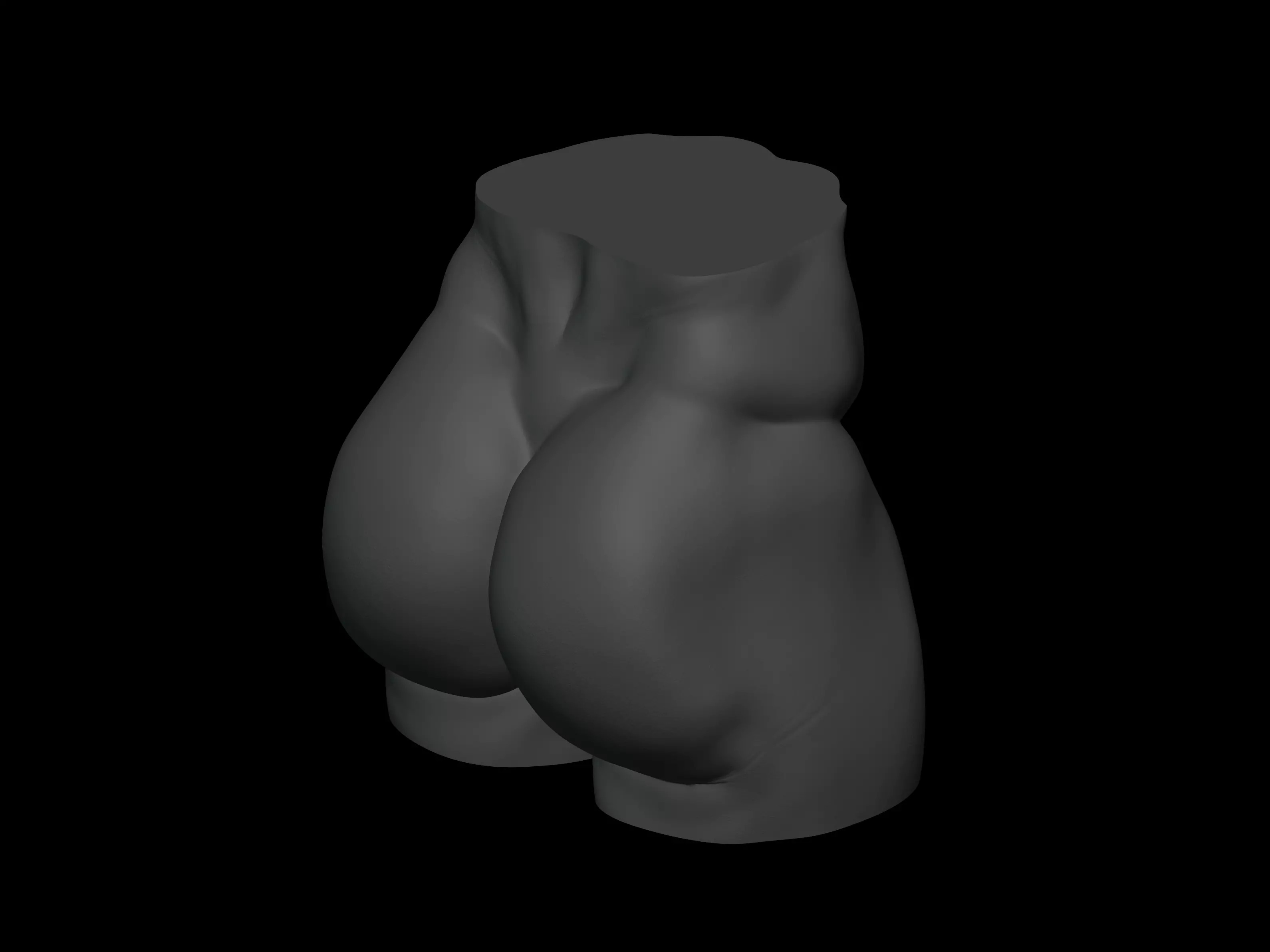 Bubble-Butt Male 3D print model_12