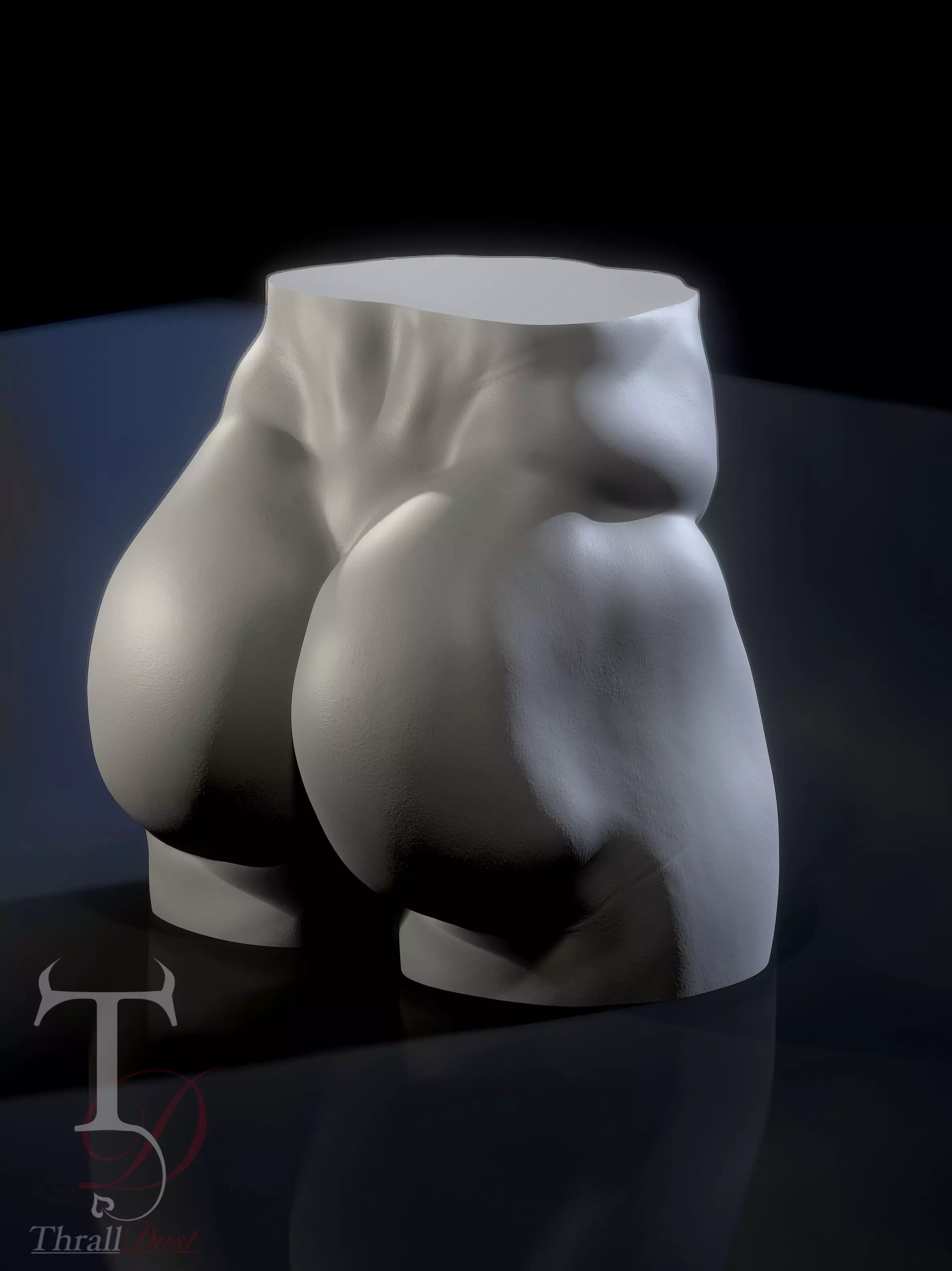 Bubble-Butt Male 3D print model_4