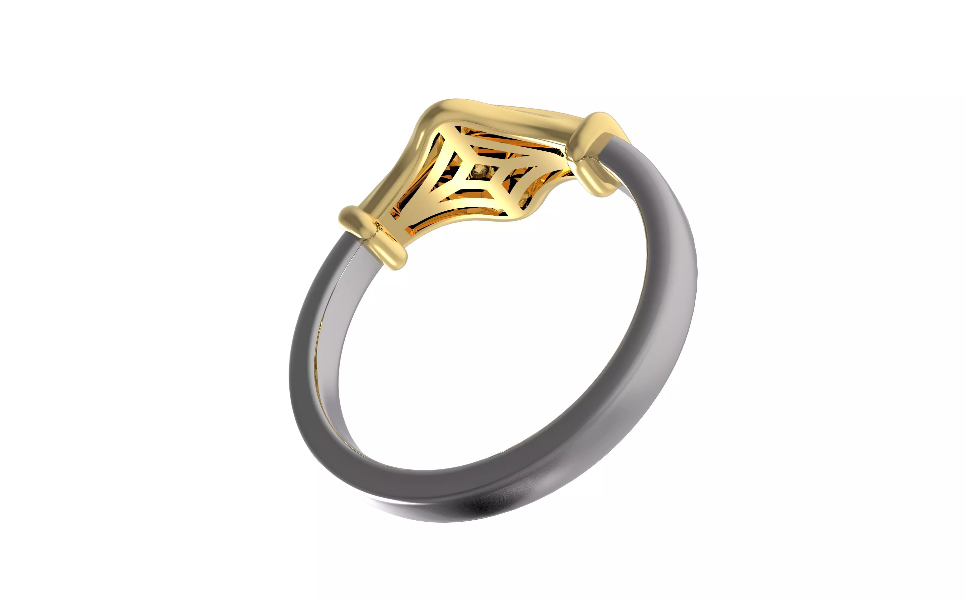  Signet Ring 3D print model_3