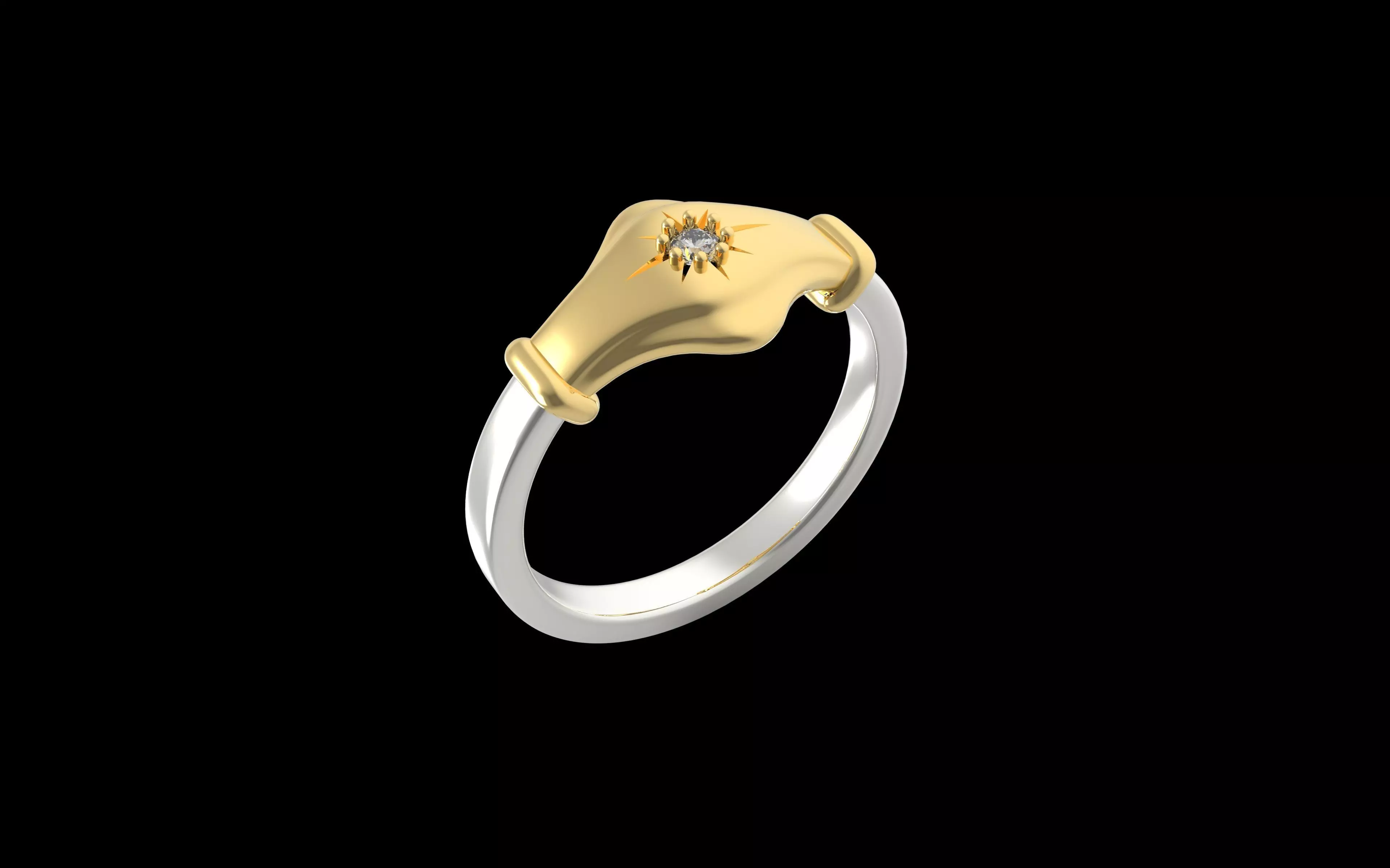  Signet Ring 3D print model_10