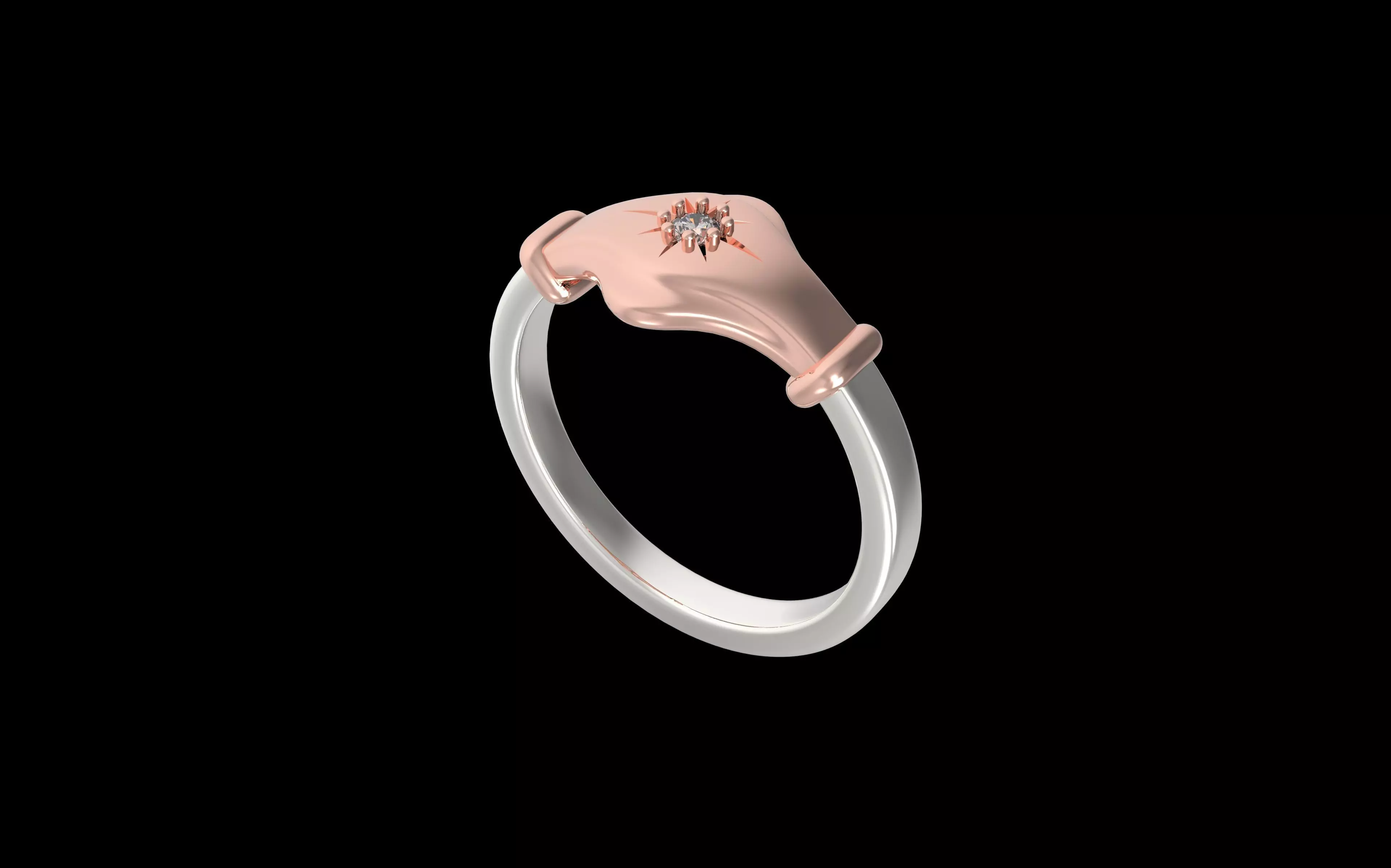  Signet Ring 3D print model_12