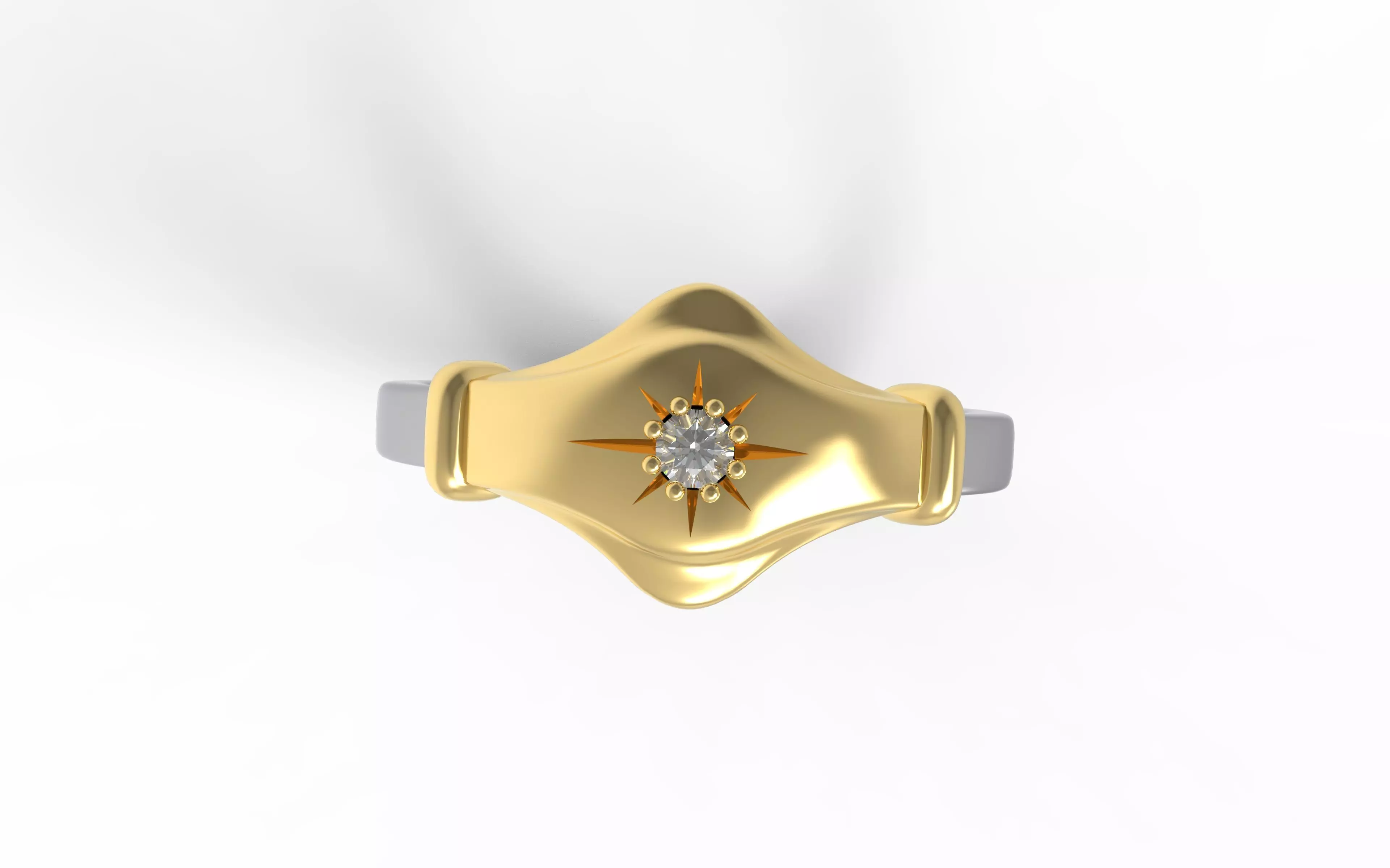  Signet Ring 3D print model_8