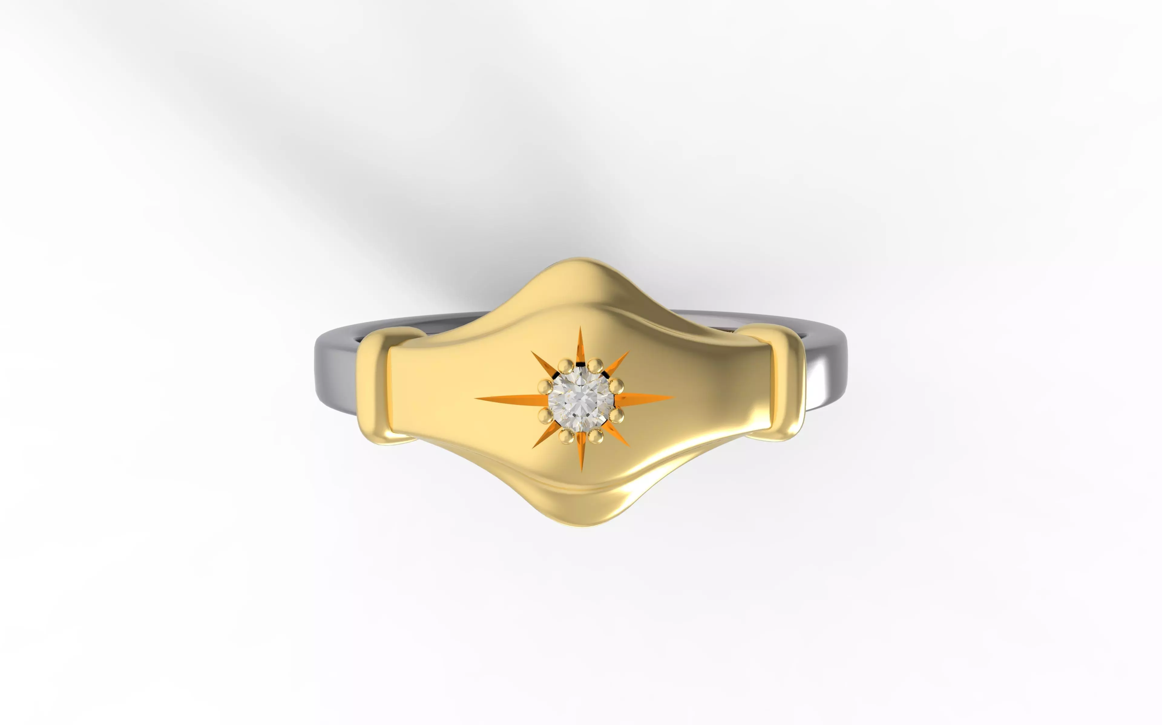  Signet Ring 3D print model_1