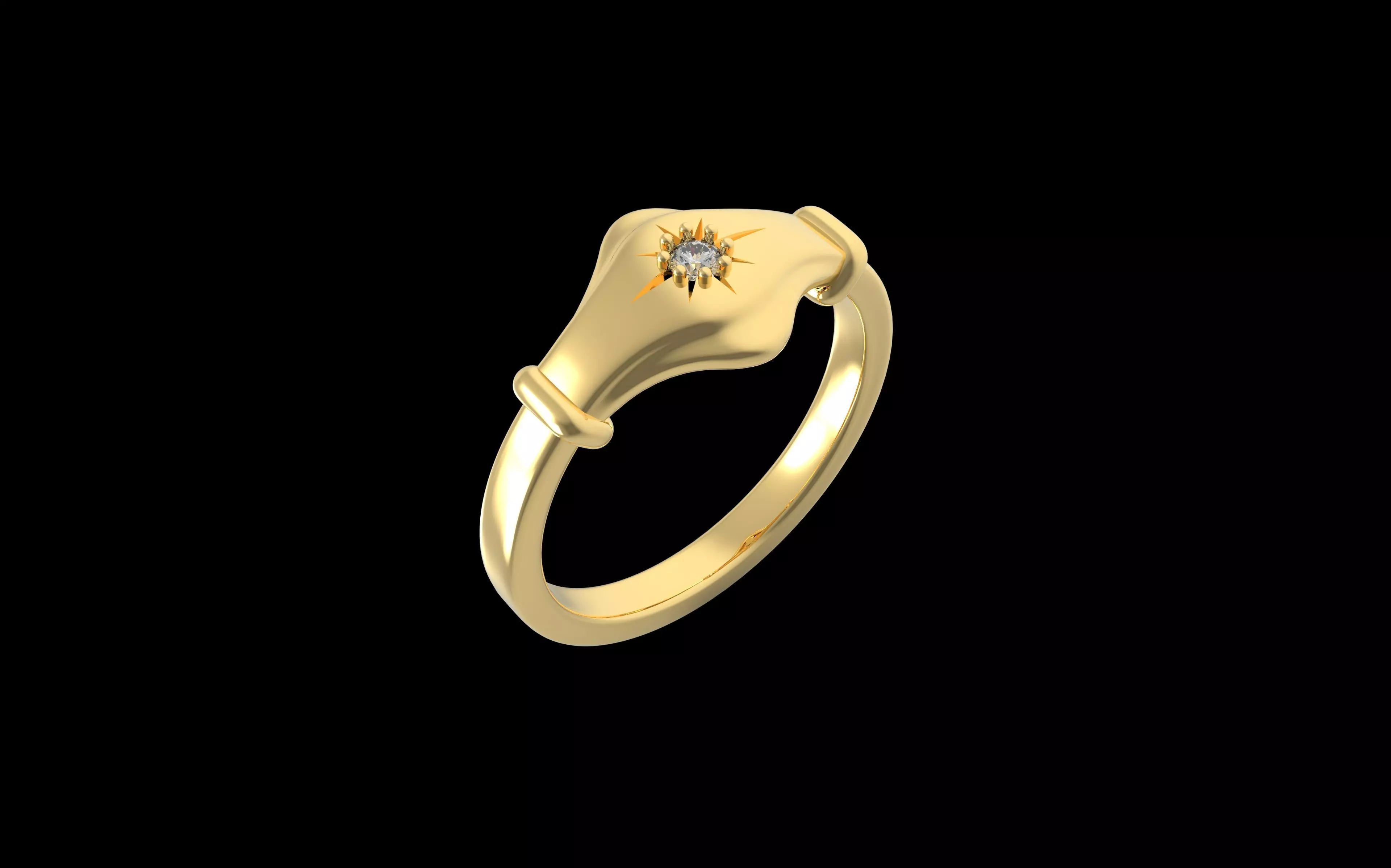  Signet Ring 3D print model_16