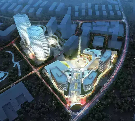 Modern CBD Mixed-Use Complex