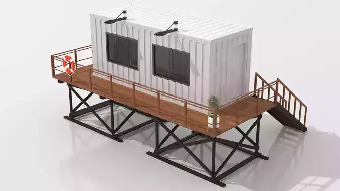 Container Beach Lifeguard Stand