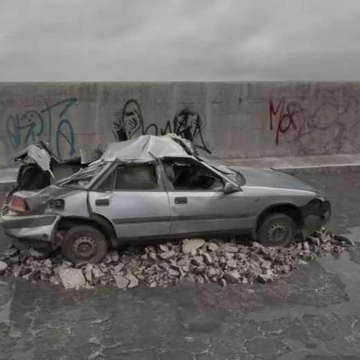 destroyed car 076 am165 3D model_0