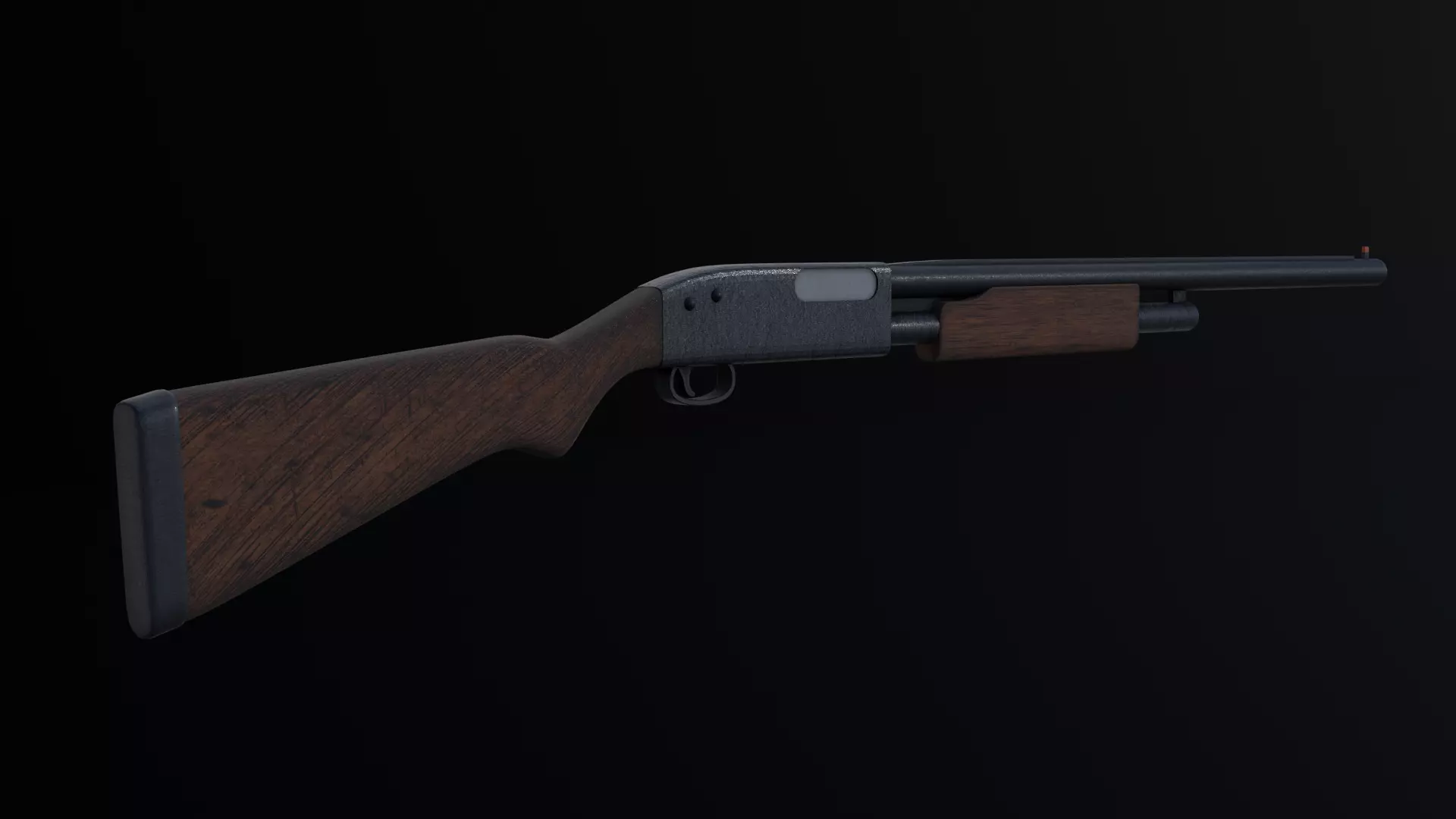 Shotgun1 Free 3D model_0