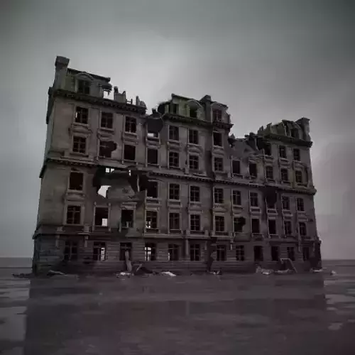 destroyed building 087 am165