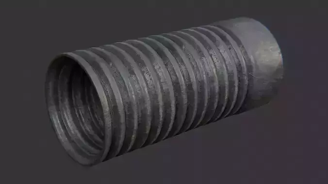 Corrugated Black Pipe 96mm