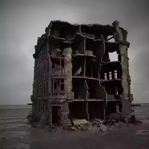 destroyed building 088 am165