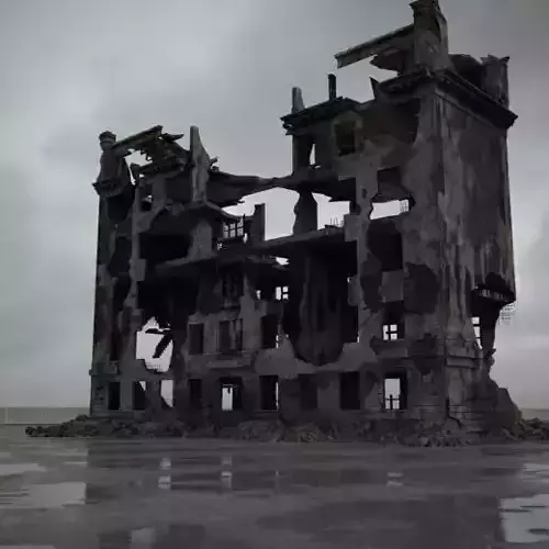 destroyed building 089 am165