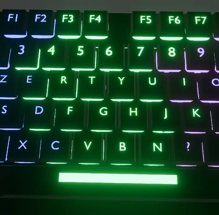 Gaming Keyboard RGB low poly game ready Free low-poly 3D model_7