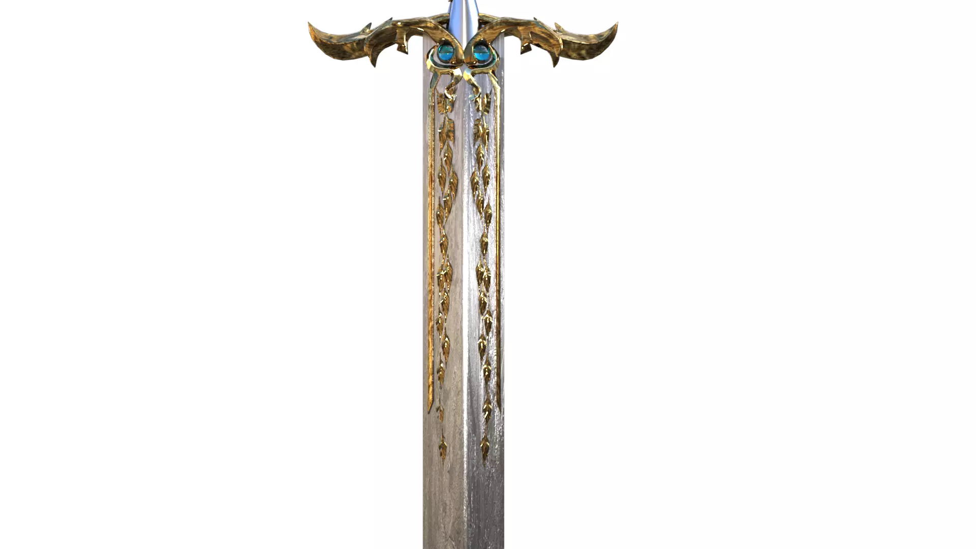 tree of angel Low-poly 3D model_1