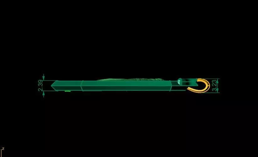 Erkek Kartal Kolye 3D print model_5