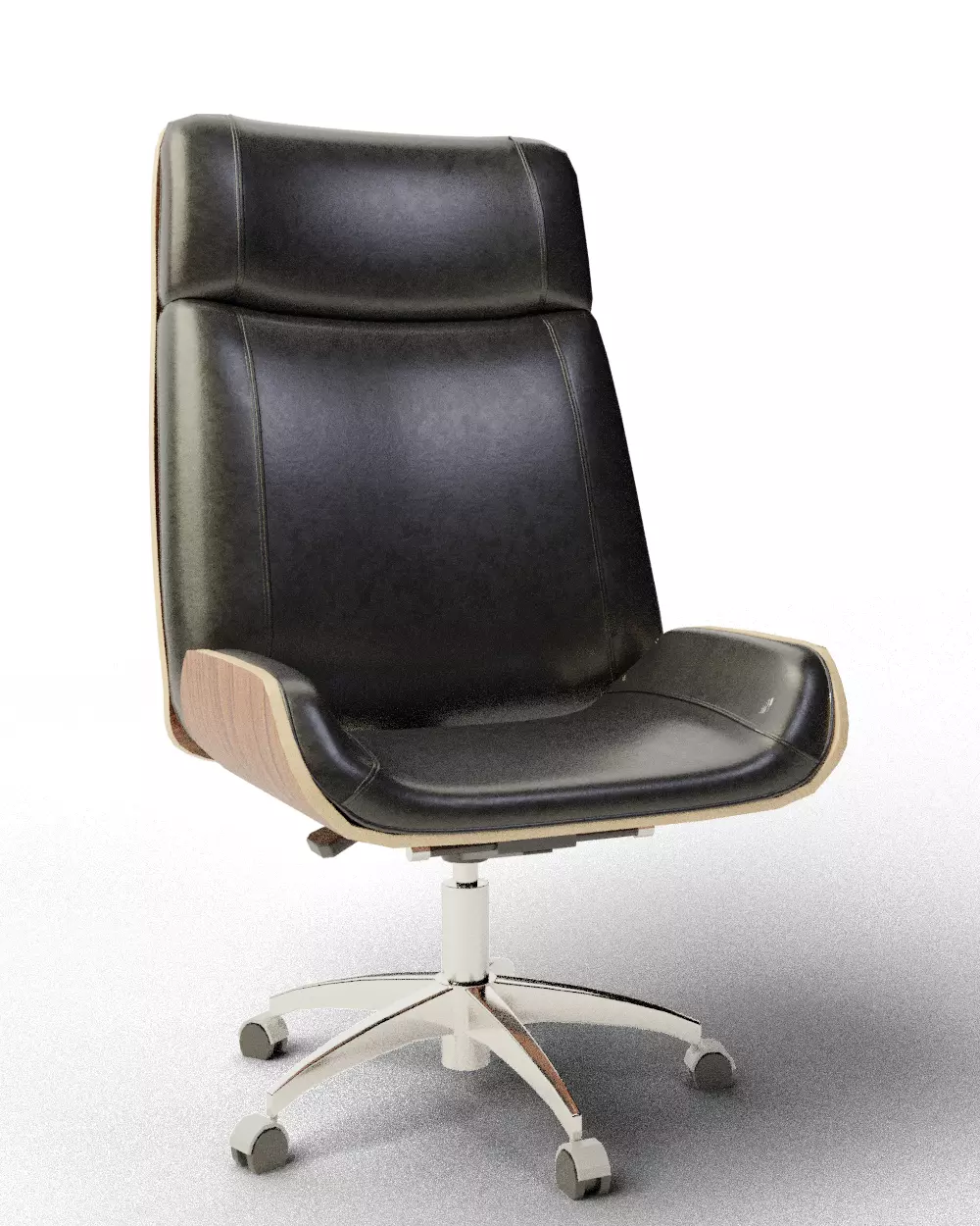 Executive Office Chair 3D model_4