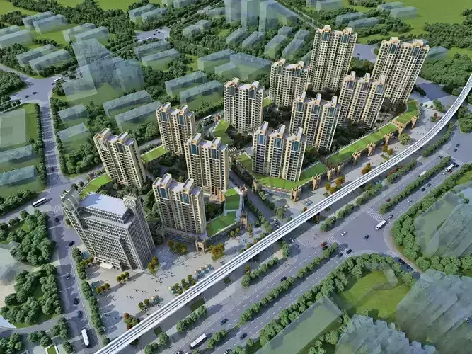 Light-Luxury Residential High-Rise Community