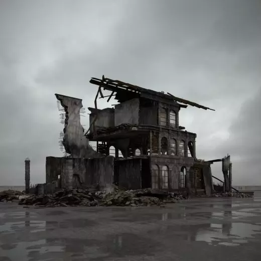 destroyed building 097 am165 3D model_0