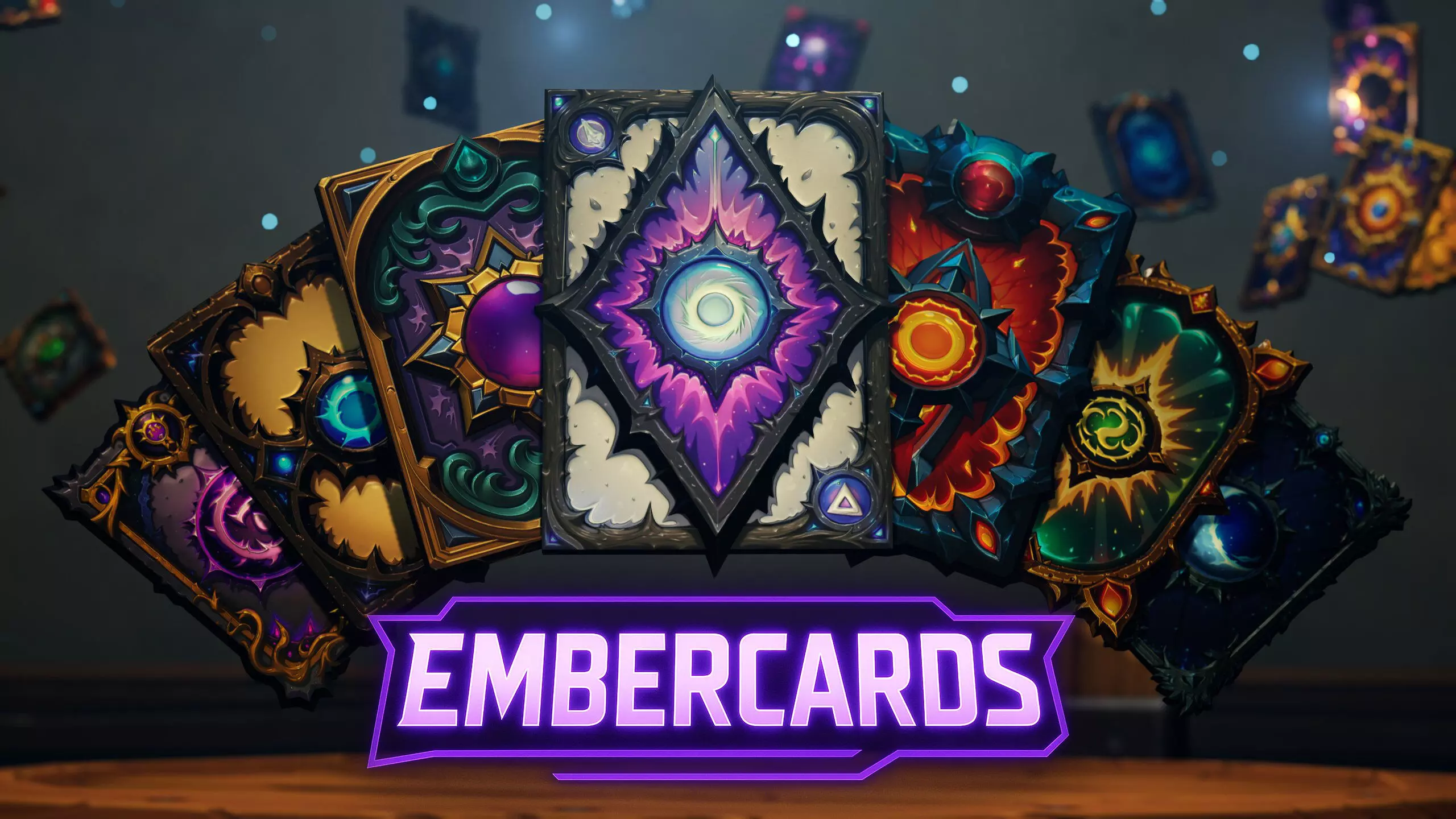50 Stylized Card Deck Asset Pack - TCG Collection Low-poly 3D model