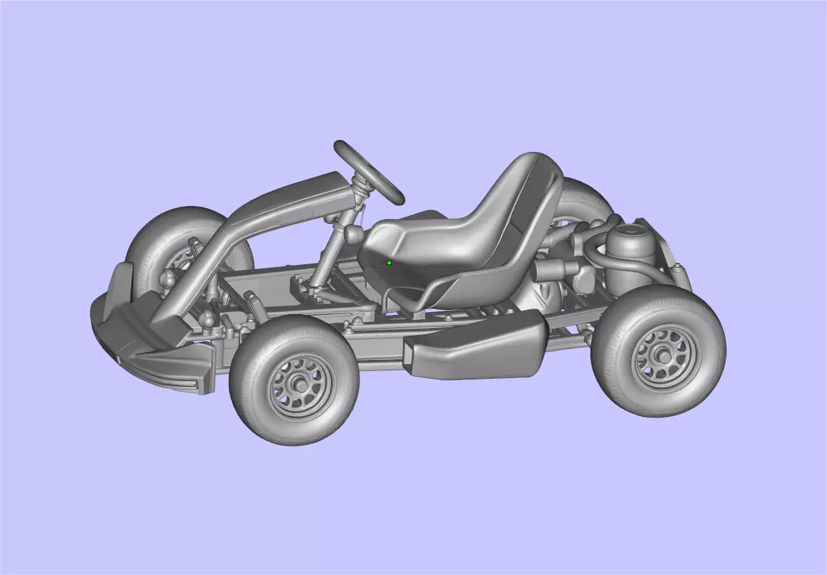 Go-karts 3D print model_0