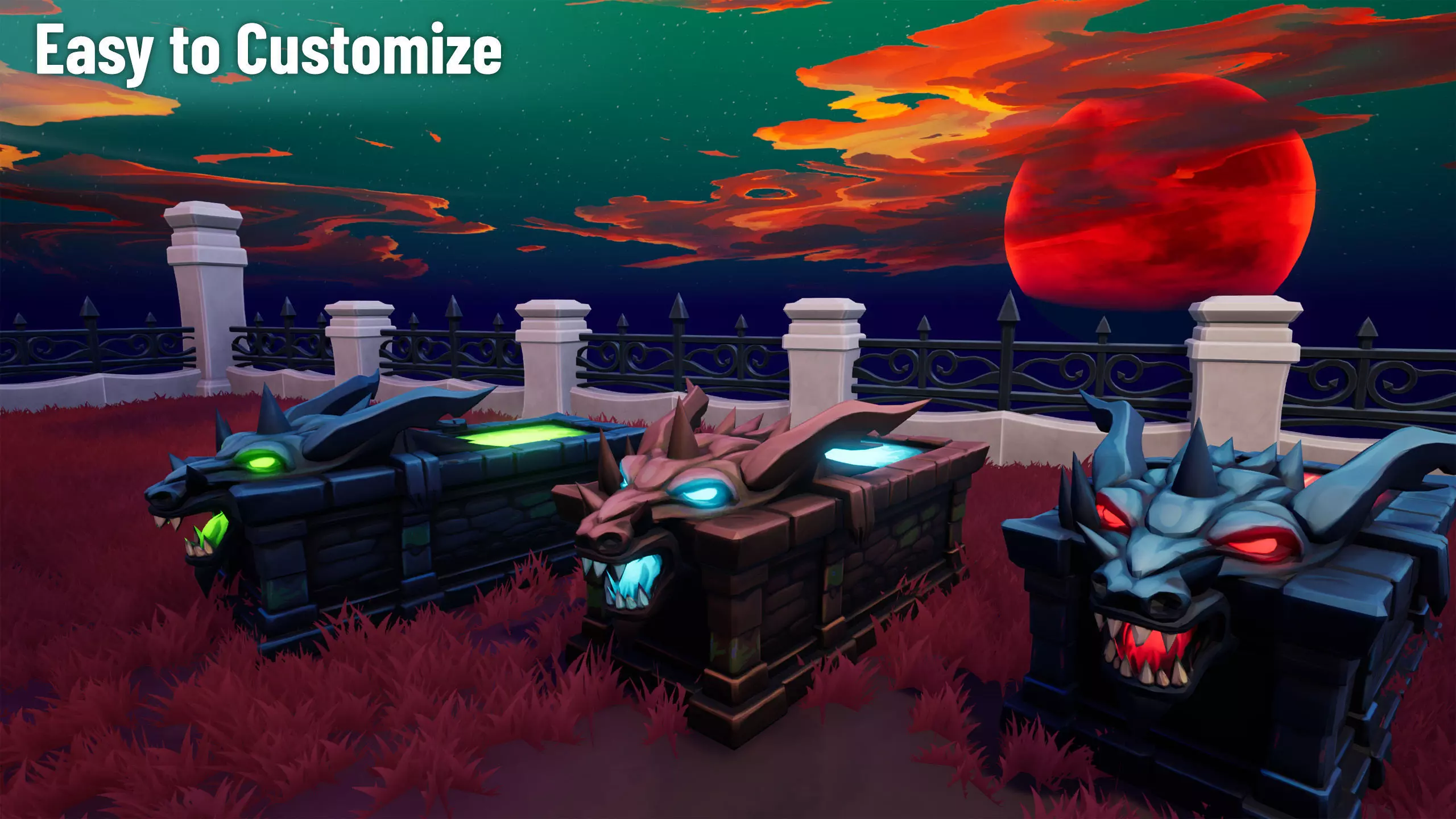 48 Stylized Coffin Pack - Lowpoly and Gameready - FBX and UE Low-poly 3D model_12