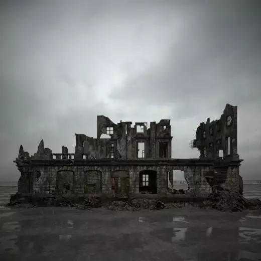 destroyed building 101 am165 3D model_0