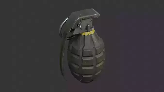 military hand grenade prop