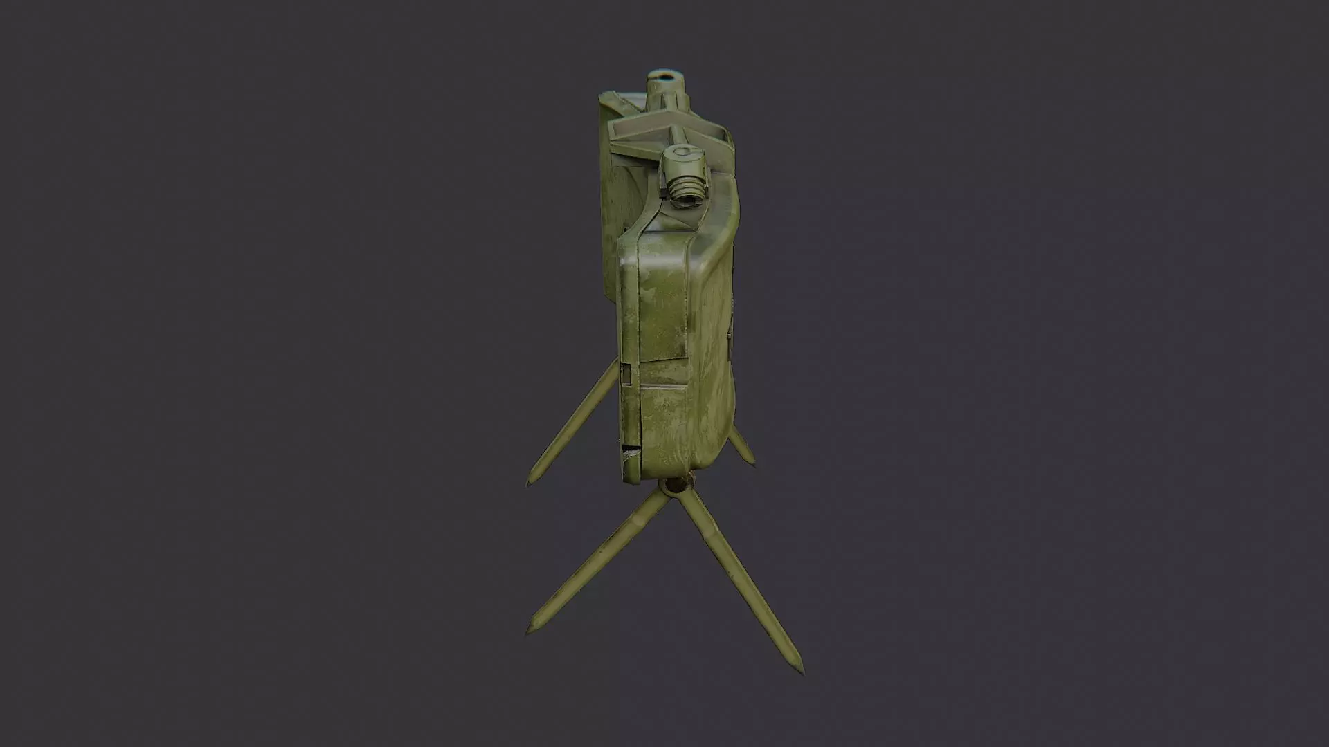 Claymore Anti Personnel Mine Low-poly 3D model_0