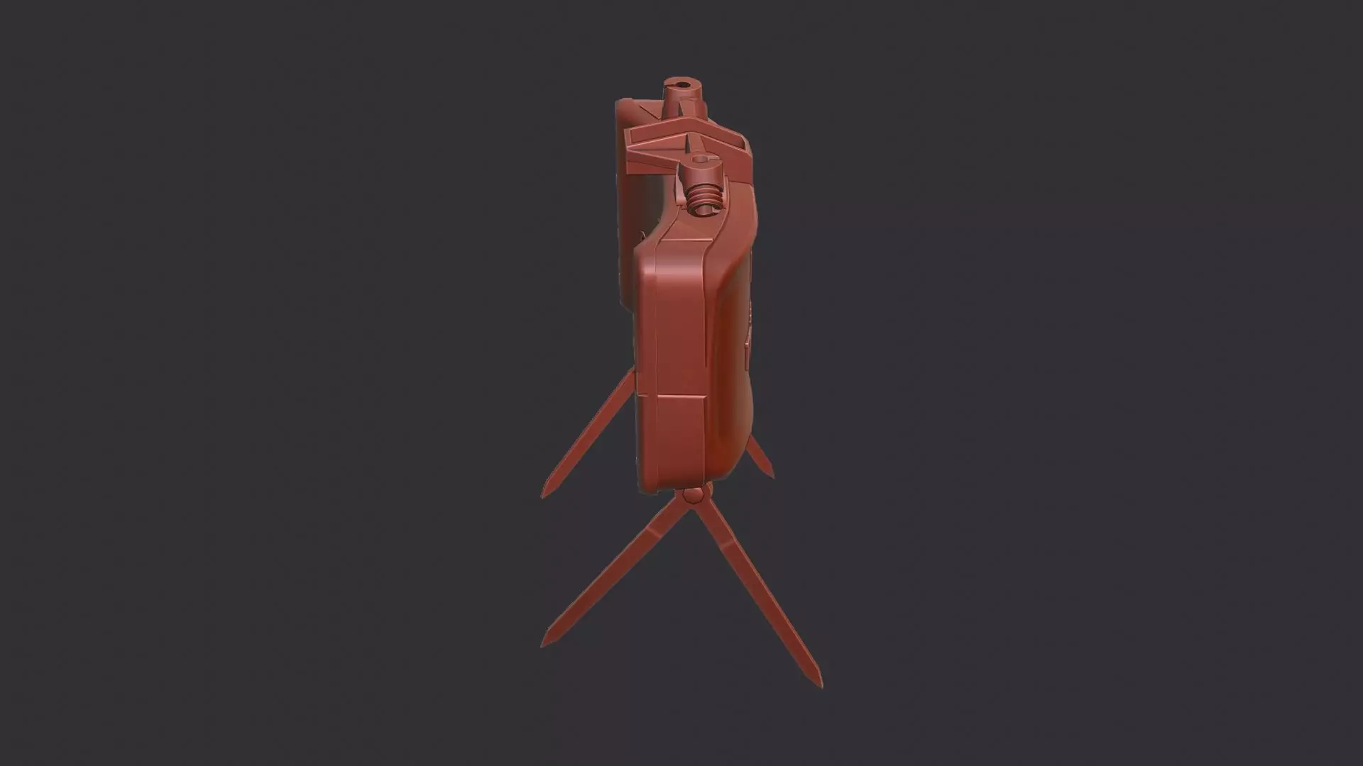 Claymore Anti Personnel Mine Low-poly 3D model_6