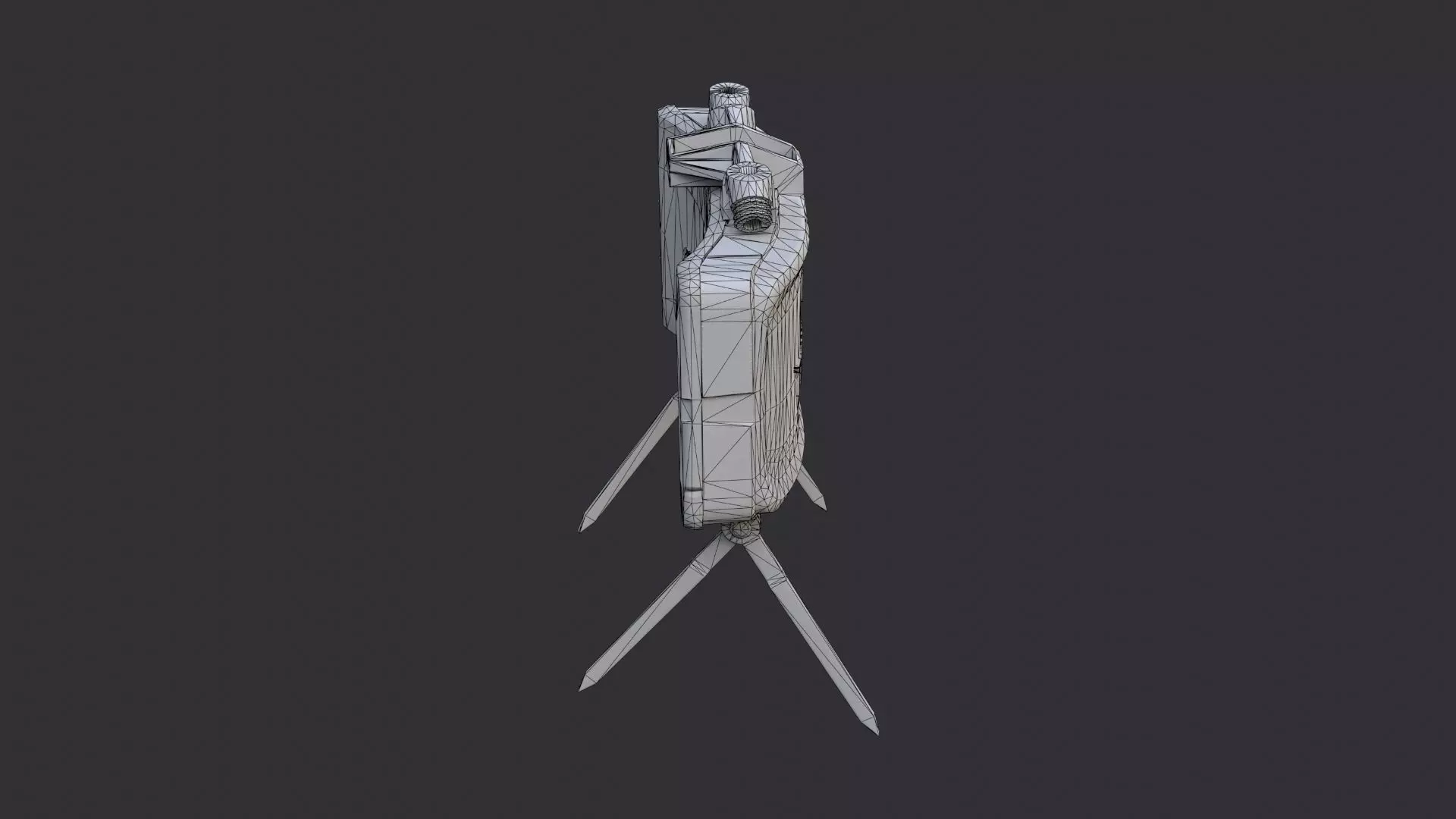 Claymore Anti Personnel Mine Low-poly 3D model_7