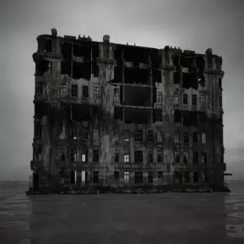 destroyed building 104 am165