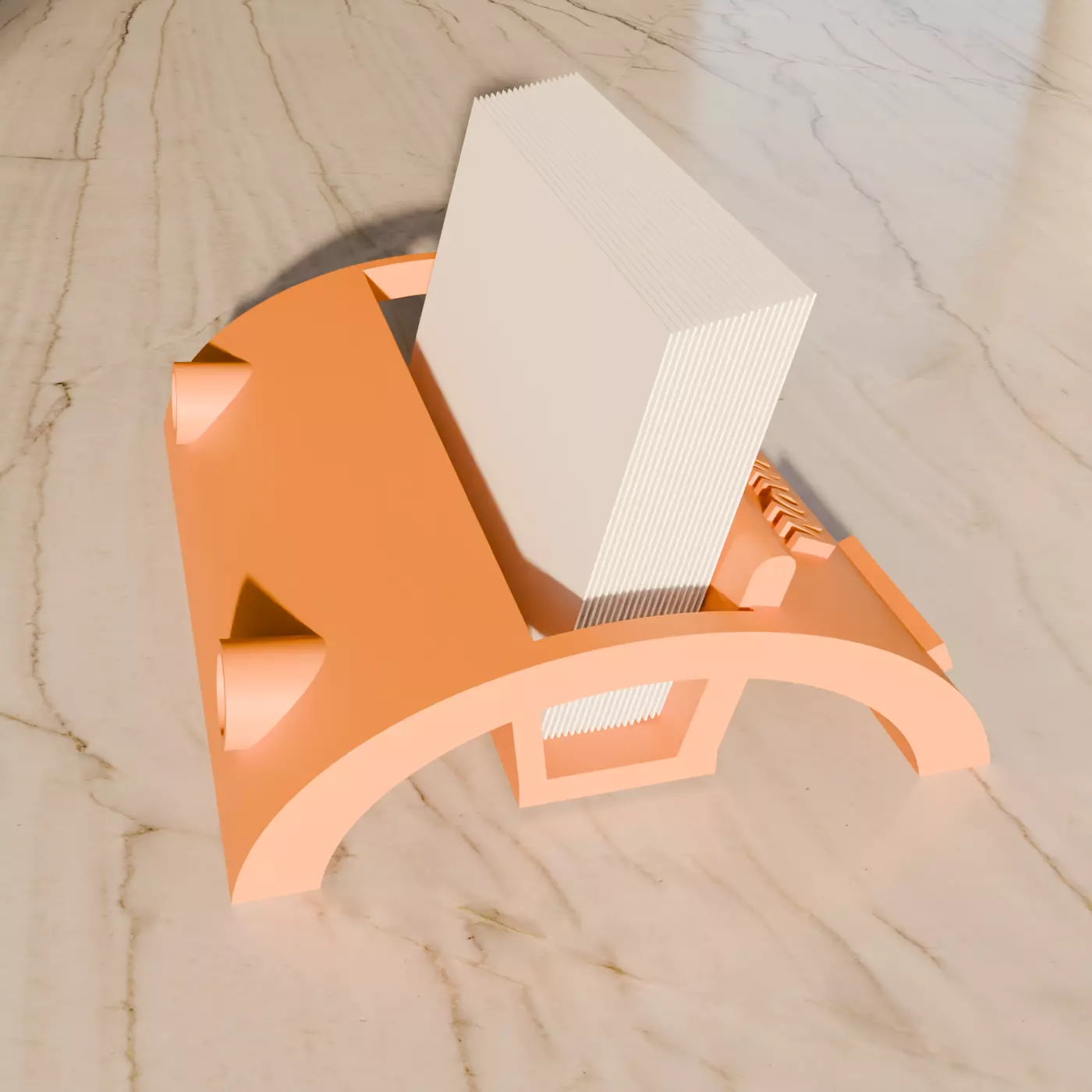 Business Card Holder STL File 3D print model_5