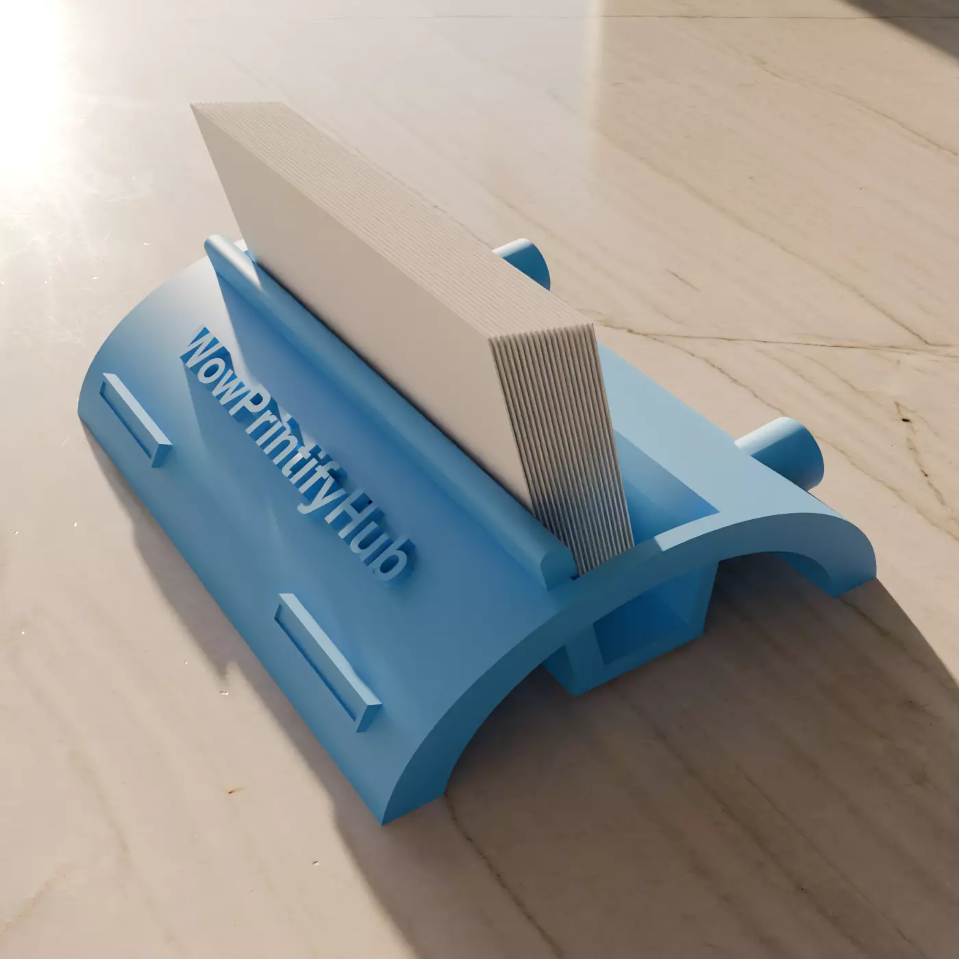 Business Card Holder STL File 3D print model_4