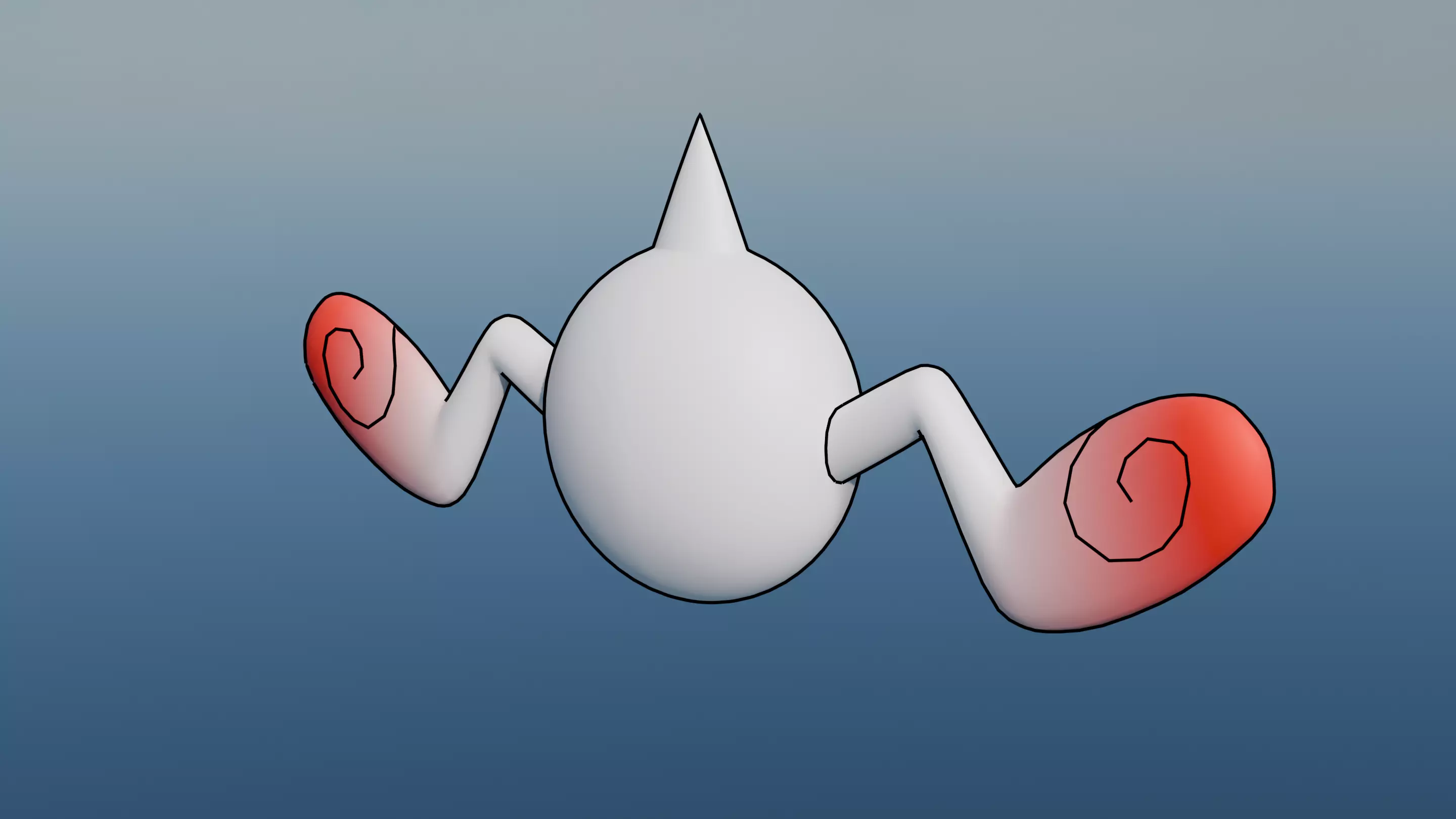 Pokemon Rotomi Low-poly 3D model_4