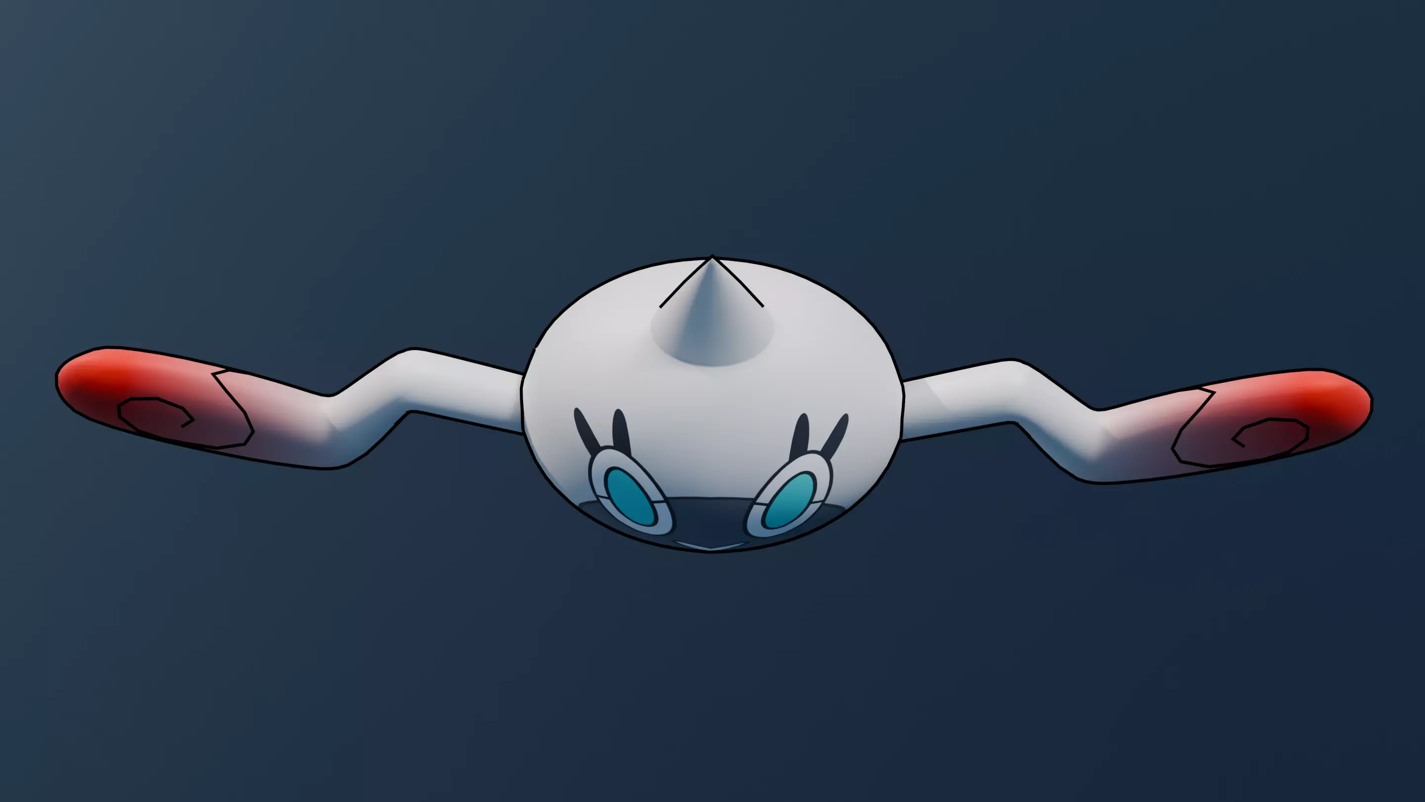 Pokemon Rotomi Low-poly 3D model_7