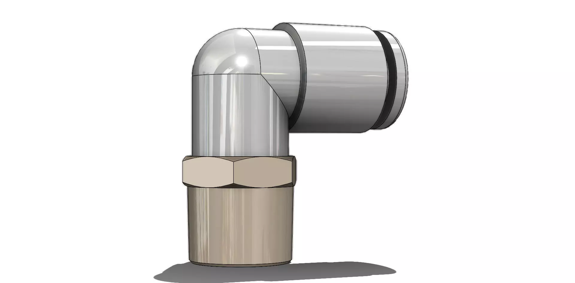 Conexao Rapida SMC KQ2L06 01AS Quick Connection 3D model_28