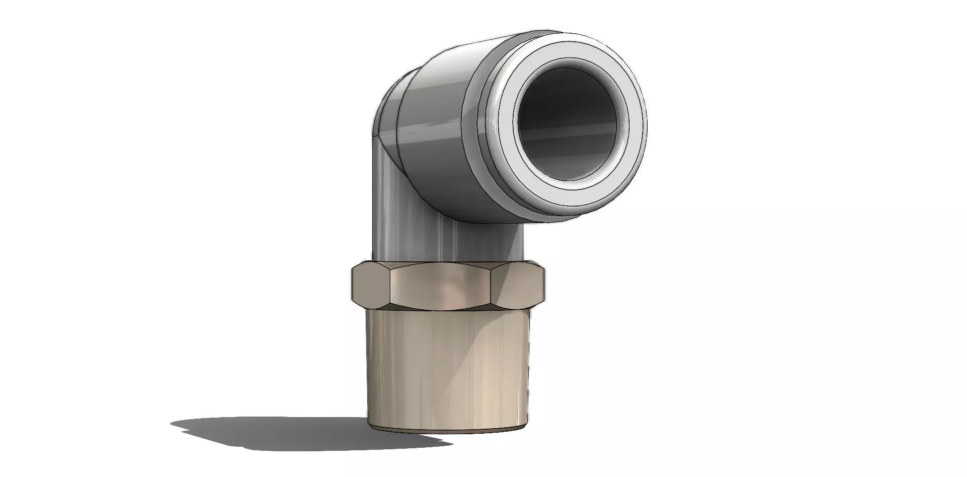 Conexao Rapida SMC KQ2L06 01AS Quick Connection 3D model_8