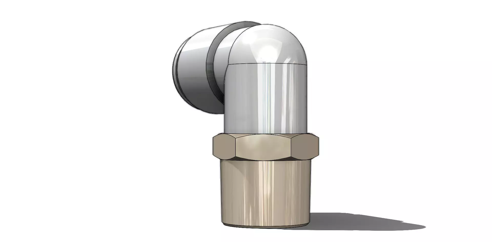 Conexao Rapida SMC KQ2L06 01AS Quick Connection 3D model_3