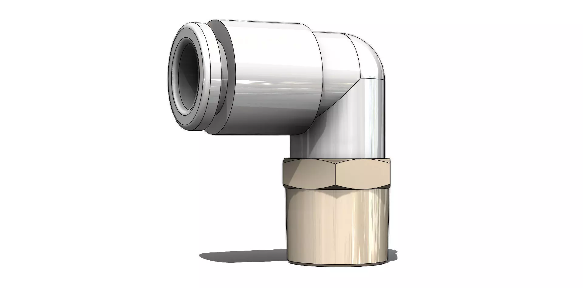 Conexao Rapida SMC KQ2L06 01AS Quick Connection 3D model_9