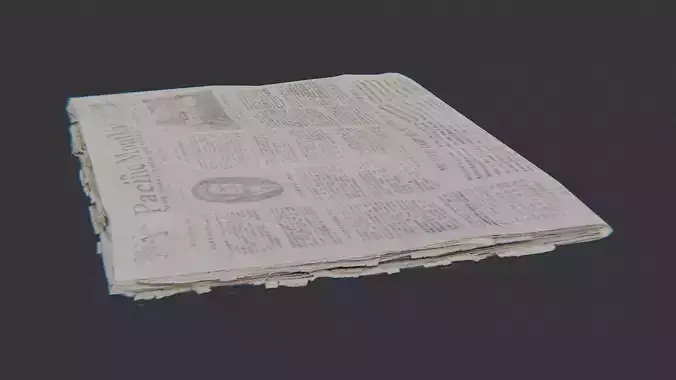 Vintage Newspaper Sheet Prop
