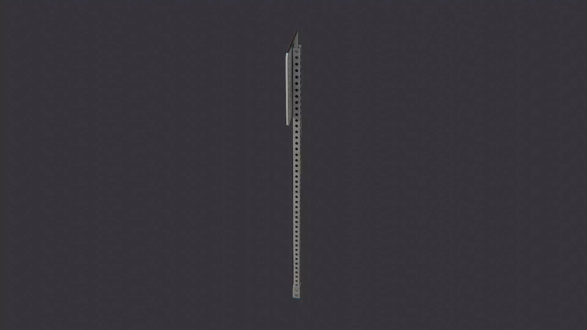 No Parking Street Sign Low-poly 3D model_3